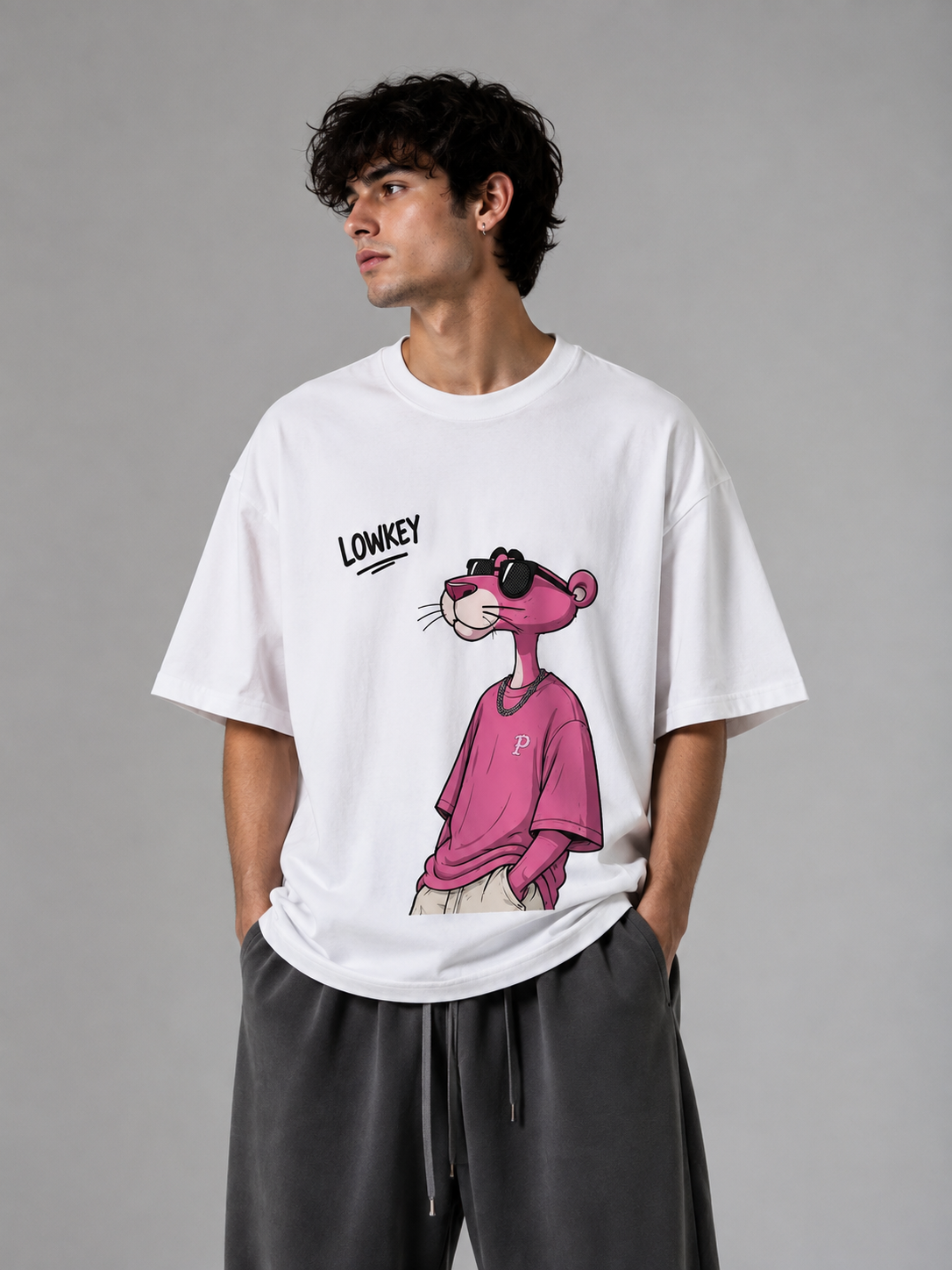 Unisex Pink Panther Lowkey Aesthetic T-Shirt