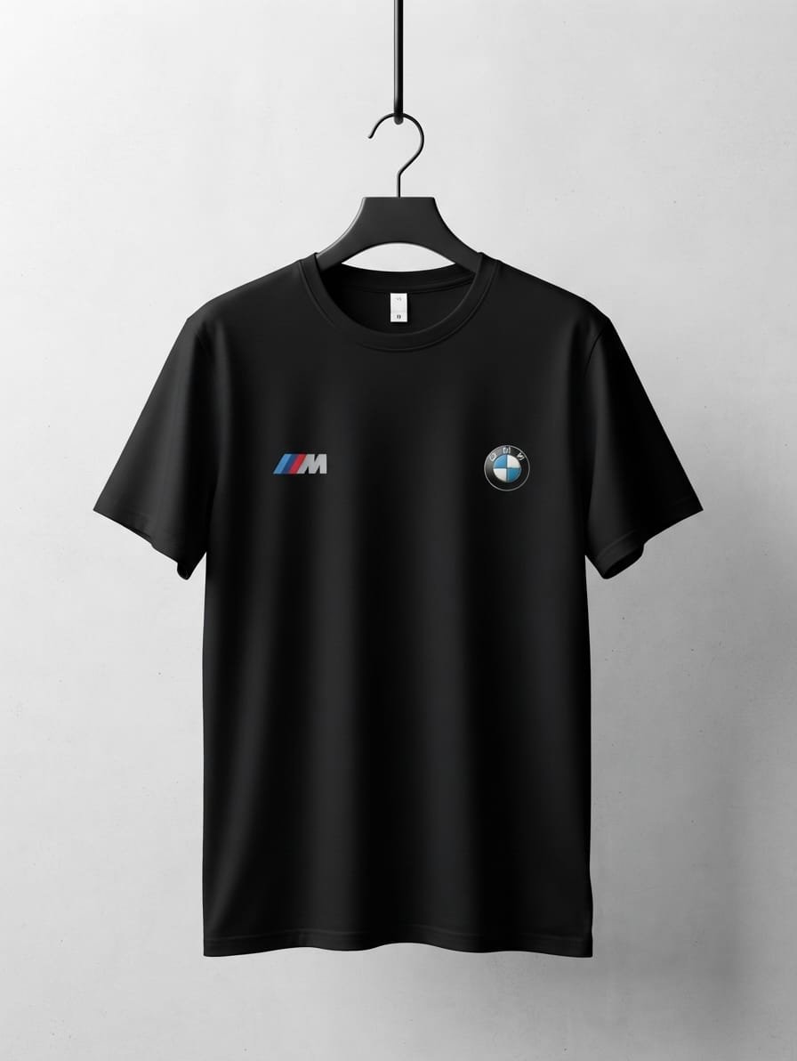 UNISEX BMW M4 Motorsport Spec Graphic Oversized Drop Shoulder T-Shirt – Black