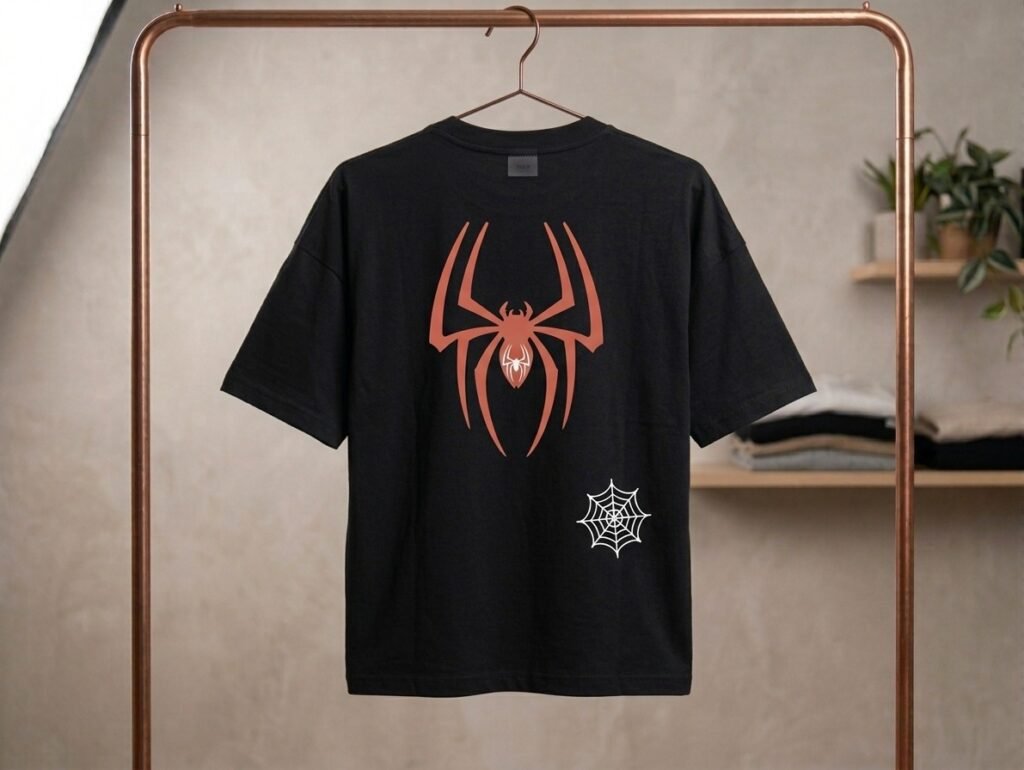 Unisex Spider-Man Oversized Drop Shoulder T-Shirt
