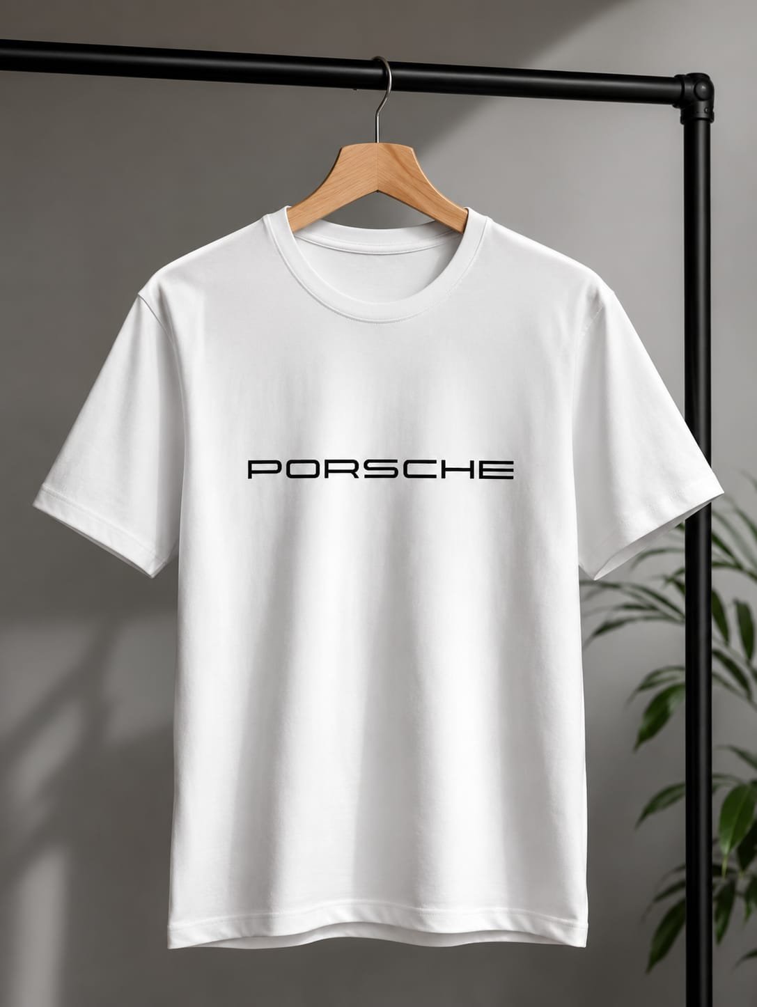 Unisex - Porsche 911 GT3 RS Graphic Oversized Drop Shoulder T-Shirt – Crisp White - Image 2